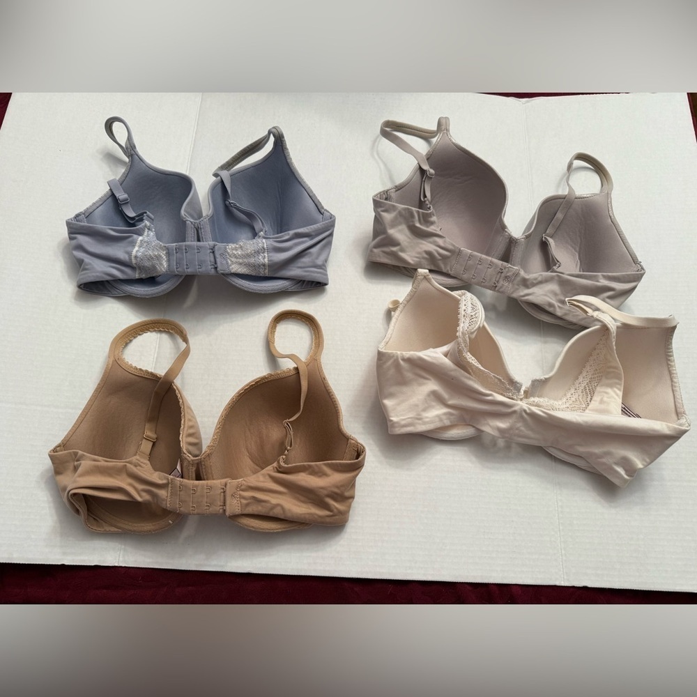 LOT 4 VICTORIA SECRET LINED PERFECT COVERAGE 34DD - Picture 2 of 10